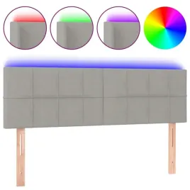 zaglowek-do-lozka-z-led-jasnoszary-144x5x78