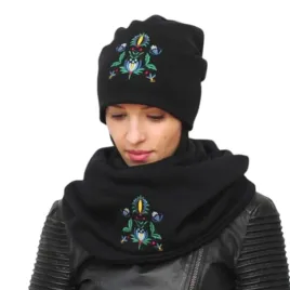 komplet-czapka-z-kominem-kaszubskim-haftowany
