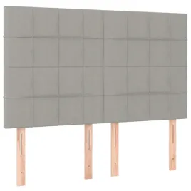 zaglowki-do-lozka-4-szt-jasnoszare-72x5x7
