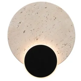 okragly-kinkiet-scienny-travertino-w0394-led-10w-3000k-bialy-czarny