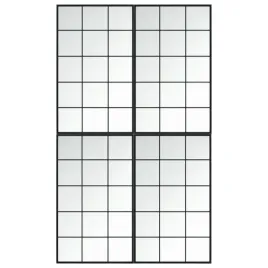 lustra-scienne-4-szt-czarna-rama-100-x-60-cm
