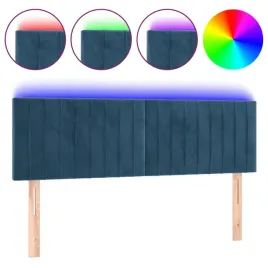 zaglowek-do-lozka-z-led-ciemnoniebieski-144x
