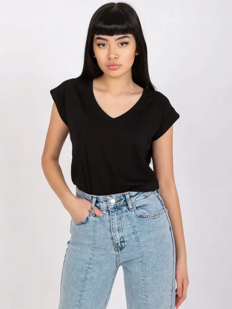 damski-t-shirt-basic-z-dekoltem-w-serek-top-rozmiar-m