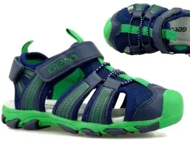 kids-kryte-sandaly-chlopak-chlopiece-sportowe-rzepy-zabudowane-zielone-r36