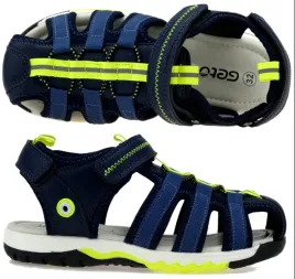 kids-kryte-sandaly-chlopak-chlopiece-sport-rzepy-zabudowane-granat-neon-r36