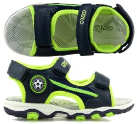 kids-skora-sandaly-chlopak-chlopiece-sport-rzepy-sandalki-granat-neon-r32