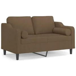 2-osobowa-sofa-z-poduszkami-brazowa-120-cm-tka