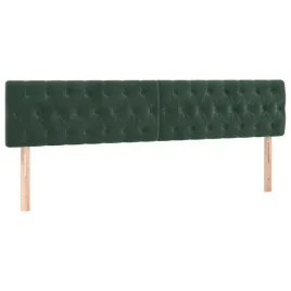 zaglowki-do-lozka-2-szt-ciemnozielone-90x7