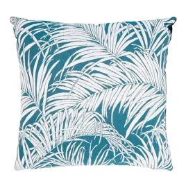 poduszka-granatowa-dekoracyjna-do-salonu-sypialni-pokoju-jacquard-leaves