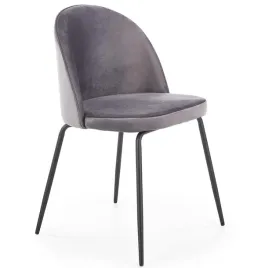 krzeslo-kuchenne-velvet-tapicerowane-metalowe-nogi-nowoczesne-szare-k314