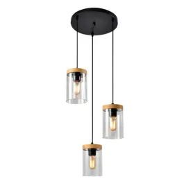 lampa-sufitowa-wiszaca-nad-stol-na-kole-czarna-klosze-dymione-wels-3