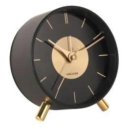 budzik-zegar-stolowy-stojacy-metalowy-czarny-zloty-cichy-mechanizm-disc