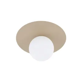 lampa-scienna-kinkiet-bezowy-metalowy-z-biala-kula-do-sypialni-pixi