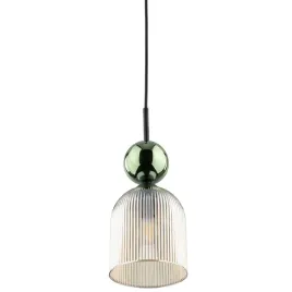 lampa-wiszaca-do-sypialni-salonu-szklo-ryflowane-bez-zielony-sophia