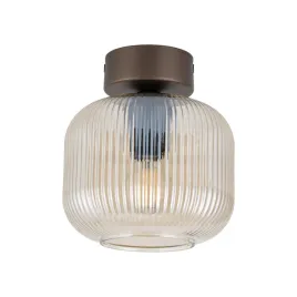 lampa-sufitowa-szklana-do-przedpokoju-kuchni-brazowa-ryflowane-szklo-salvia