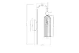 lampa-scienna-kinkiet-do-sypialni-salonu-reflowane-szklo-dymione-piega-1