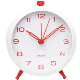 budzik-analogowy-zegar-czerwony-bialy-na-szafke-do-sypialni-button-retro