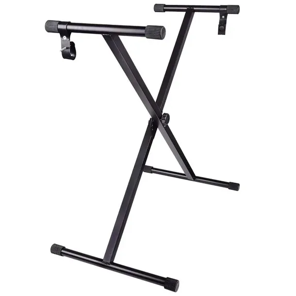 STATYW KLAWISZOWY POD KEYBOARD PIANINO CYFROWE KRZYŻOWY SKŁADANY NN X3