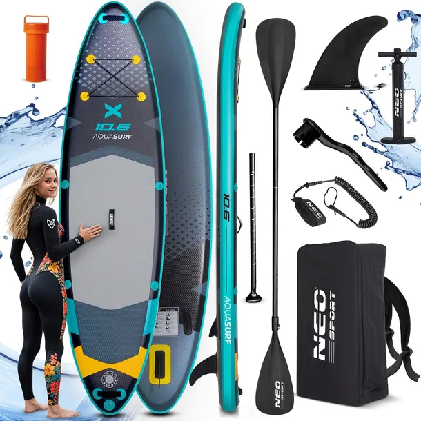 Deska SUP do pływania pompowana STAND UP PADDLE 320cm AKCESORIA ZESTAW