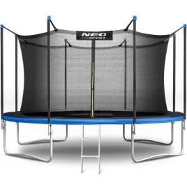 trampolina-ogrodowa-dla-dzieci-374cm-12ft-drabinka-siatka-wewnetrzna