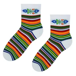 skarpetki-lowickie-w-paski-z-kwiatami-35-37