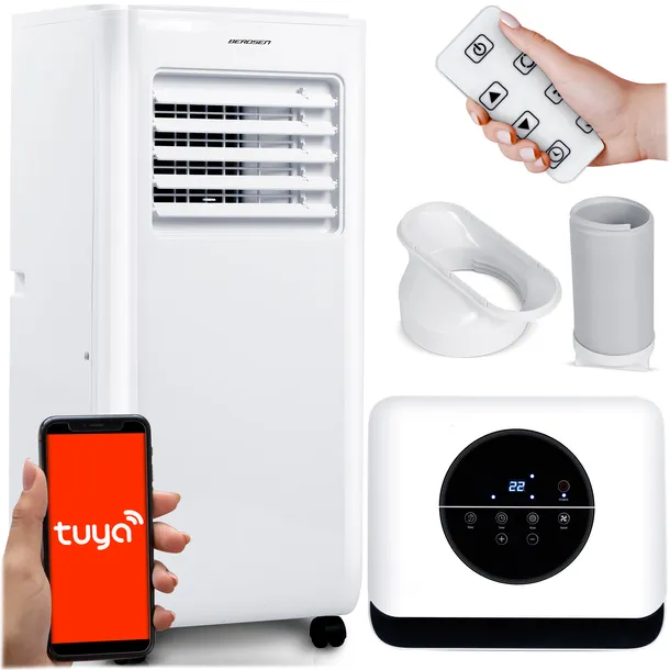 Klimatyzator Przenośny 2,9kW WiFi Osuszacz 40m2 26l BD-580 Tuya Smart