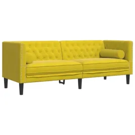 sofa-chesterfield-z-walkami-trzyosobowa-zolta-aksamit