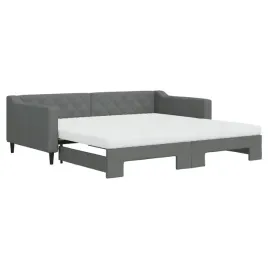 sofa-rozsuwana-z-materacami-ciemnoszara-100x200