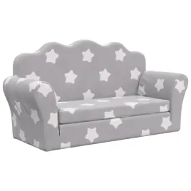 2-os-sofa-dla-dzieci-rozkladana-szara-w-gwiazdki-plusz