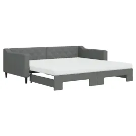 sofa-rozsuwana-z-materacami-ciemnoszara-100x200