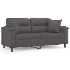 2-osobowa-sofa-z-poduszkami-szara-140-cm-sztuczna-skora