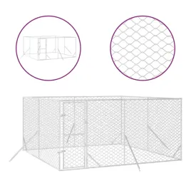 kojec-zewnetrzny-dla-psa-srebrny-4x4x2-m-stal