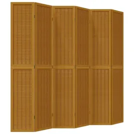 parawan-pokojowy-6-panelowy-brazowy-lite-drewn