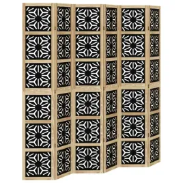 parawan-pokojowy-6-panelowy-brazowo-czarny-lit
