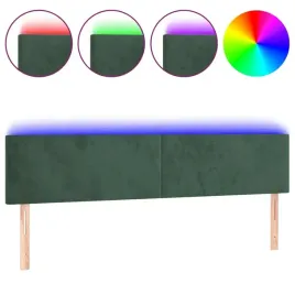 zaglowek-do-lozka-z-led-ciemnozielony-200x5