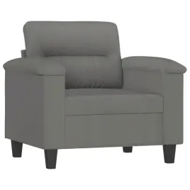 fotel-ciemnoszary-60-cm-obity-mikrofibra