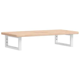 polka-scienna-pod-umywalke-stal-i-lite-drewno-debowe