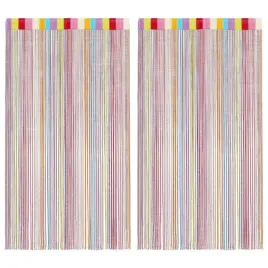 zaslony-sznurkowe-2-szt-wielokolorowe-140x250-cm