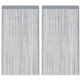 zaslony-sznurkowe-2-szt-jasnoszary-140x250-cm