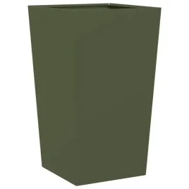 donica-ogrodowa-oliwkowozielona-45x45x75-cm-stalowa