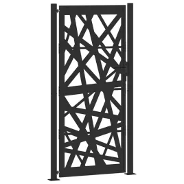 brama-ogrodowa-czarna-105x205-cm-stalowa-konstrukc