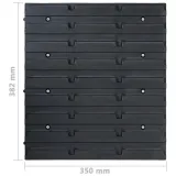 128-czesciowy-organizer-na-panelach-sciennych-waga-z-opakowaniem-11-75-kg-marka-inna