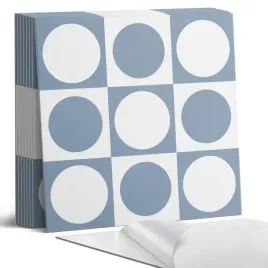 kafelki-scienne-z-grafika-pcv-geometryczne-okregi-w-siatce-9-szt-30x30-cm