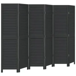 parawan-pokojowy-6-panelowy-czarny-lite-drewno