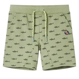 szorty-dzieciece-ze-sznurkiem-jasne-khaki-128