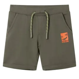 szorty-dzieciece-ze-sznurkiem-ciemne-khaki-128