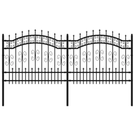 ogrodzenie-z-grotami-czarne-140-cm-malowana-pro