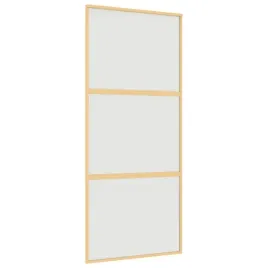 drzwi-przesuwne-zlote-90x205-cm-mrozone-szklo-esg-aluminium