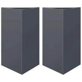 donice-ogrodowe-2-szt-antracytowe-trojkatne-50x43x75-cm