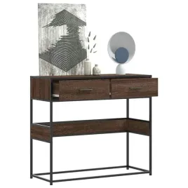 stolik-konsolowy-brazowy-dab-90x35x80-cm